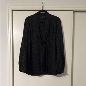 Lane Bryant Black Blouse